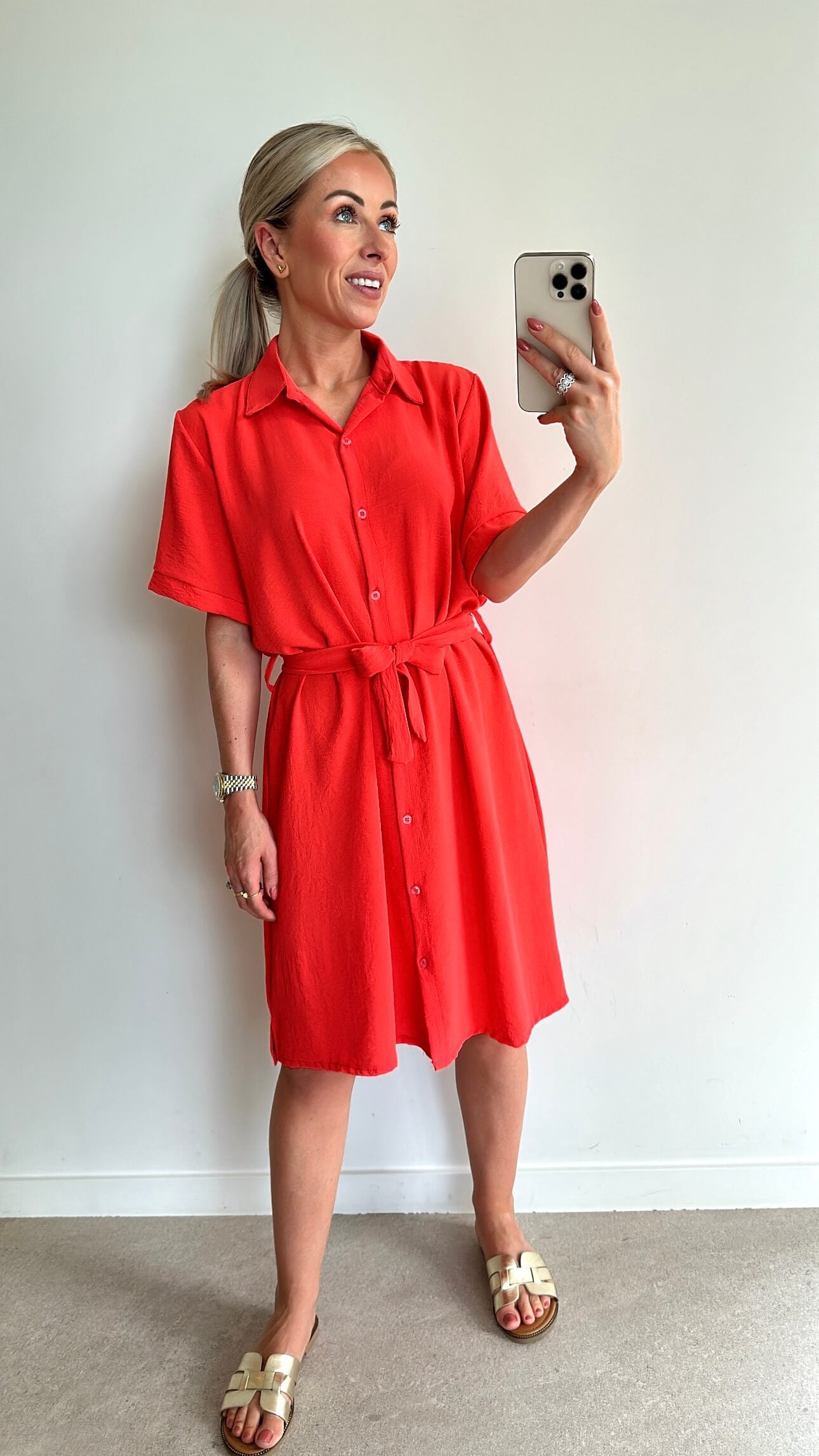 SUMMER SOPHIE Dress - coral