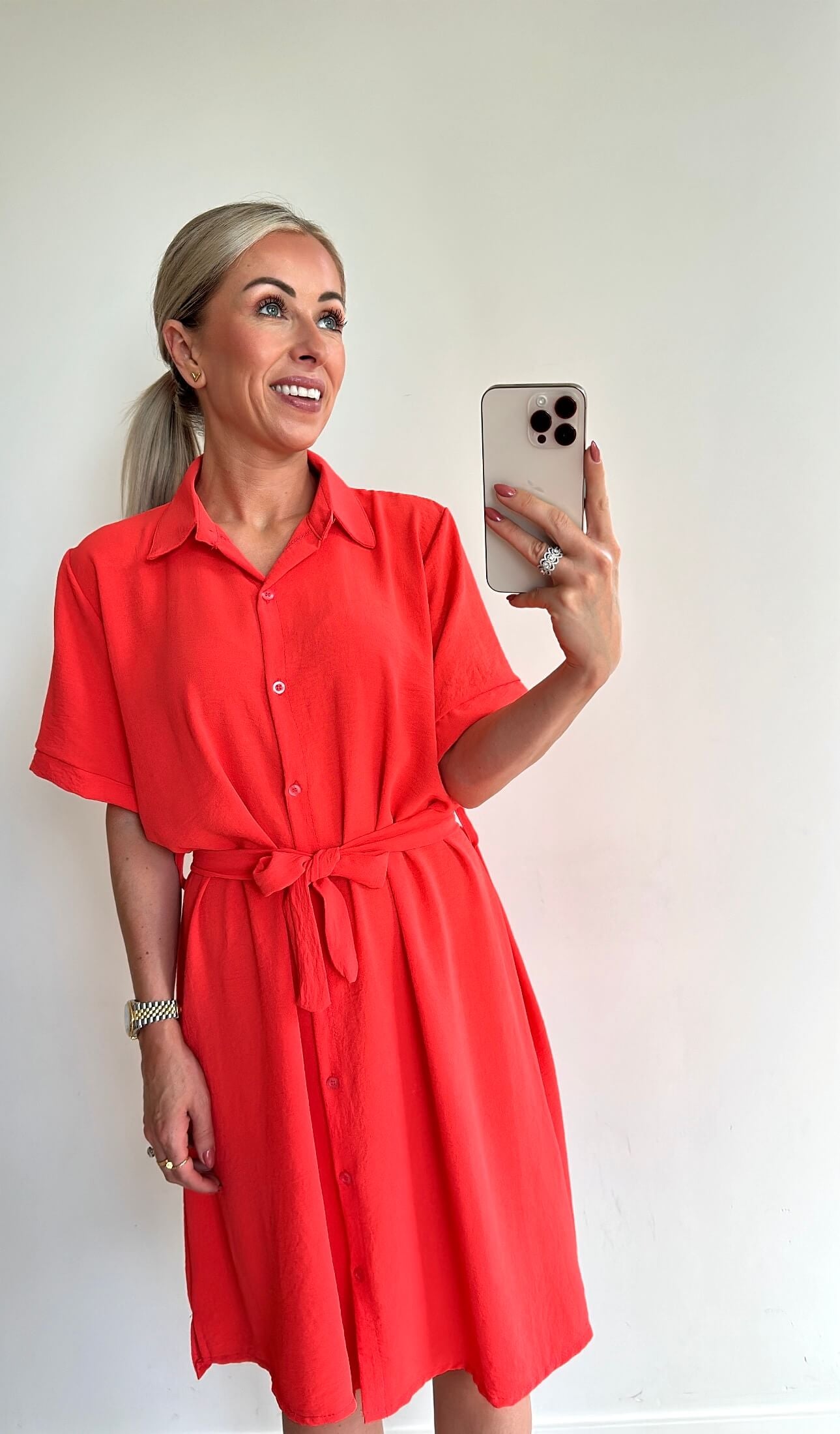 SUMMER SOPHIE Dress - coral