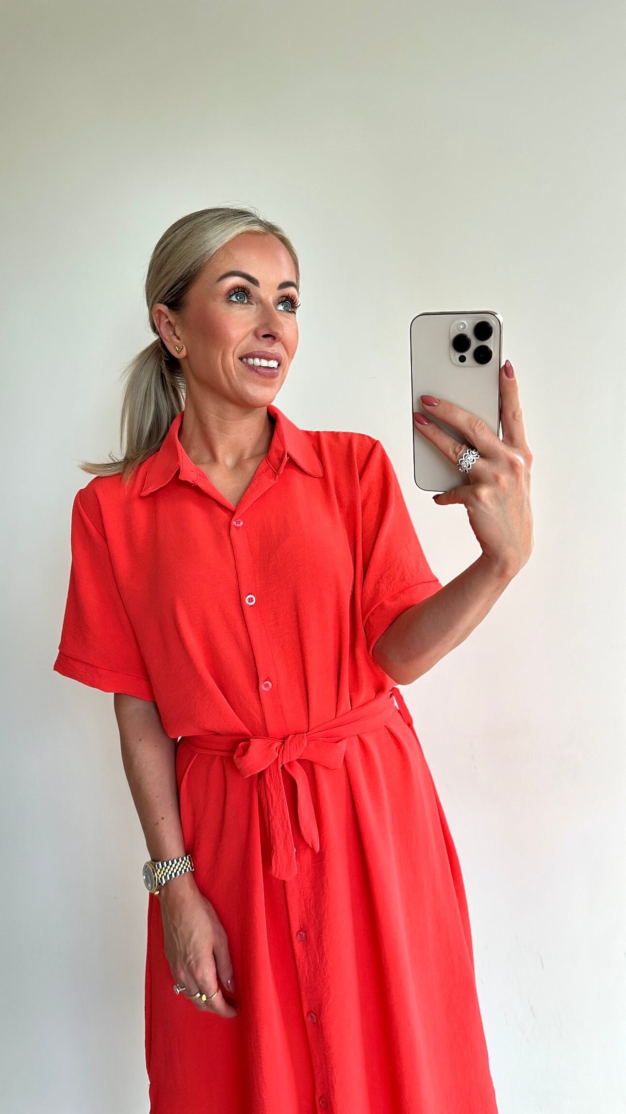 SUMMER SOPHIE Dress - coral