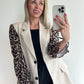 BABS Blazer - beige/leopard