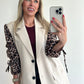 BABS Blazer - beige/leopard