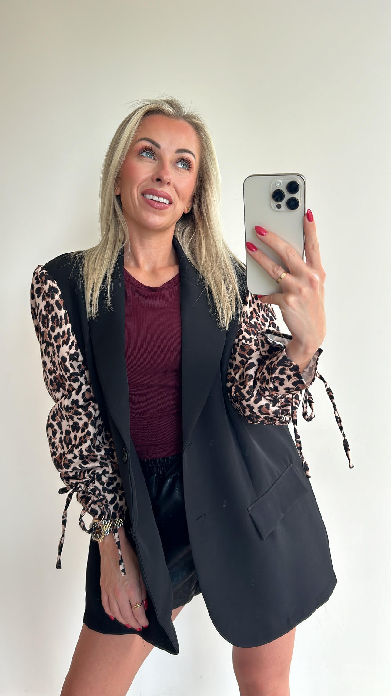 BABS Blazer - black/leopard