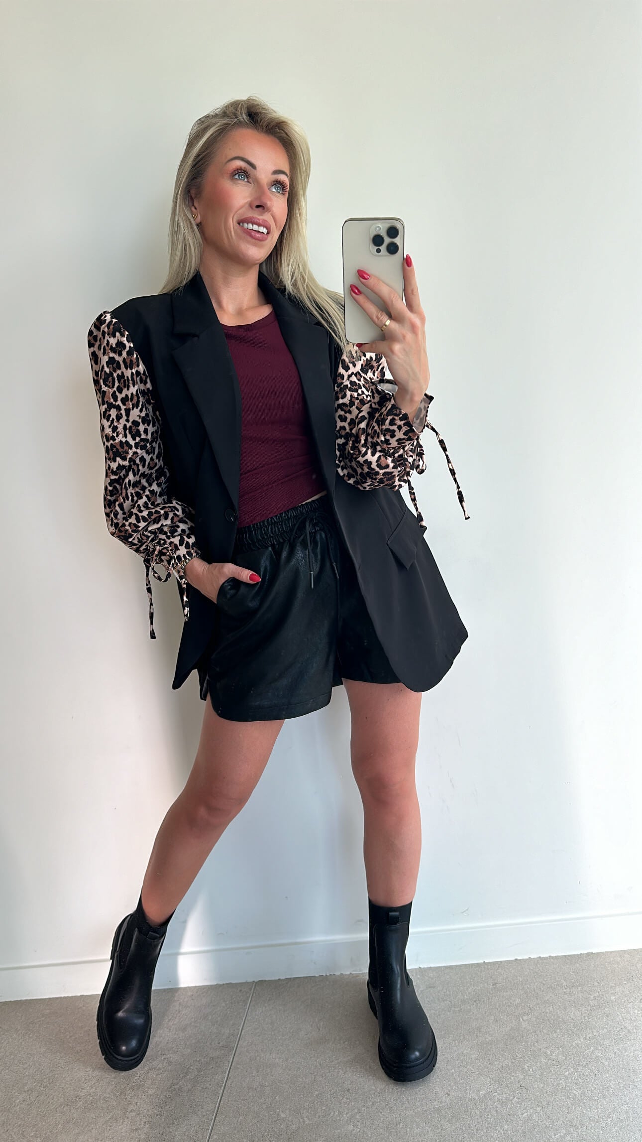 BABS Blazer - black/leopard