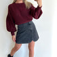 PHOEBE Pull - bordeaux