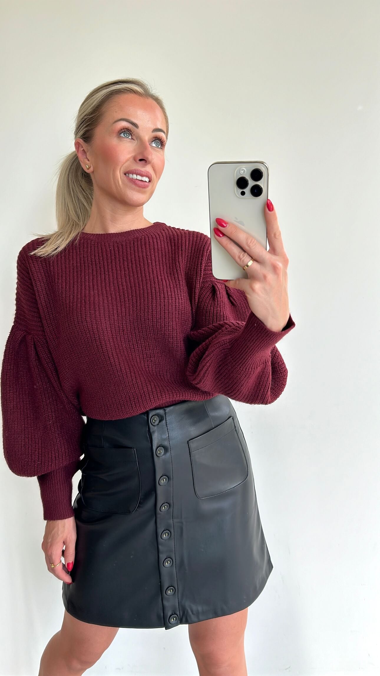 PHOEBE Pull - bordeaux