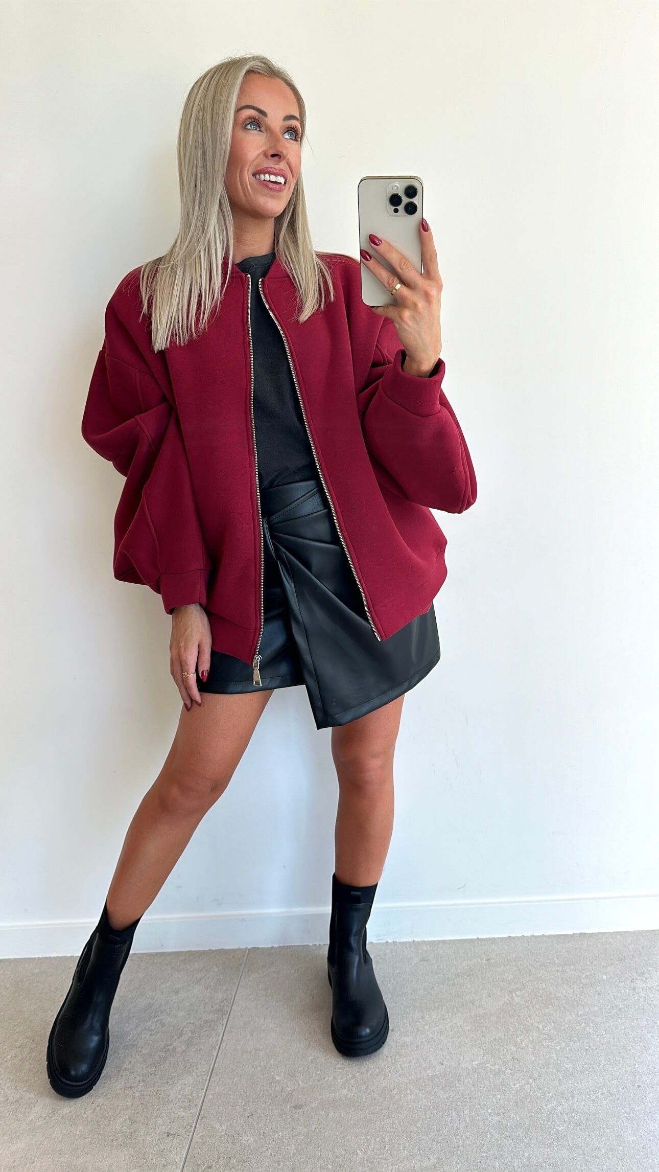 STORMIE Sweatvest - bordeaux