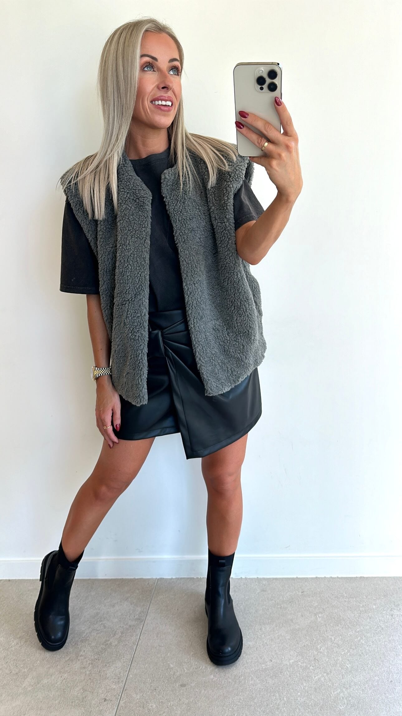 WINNIE Gilet - grey