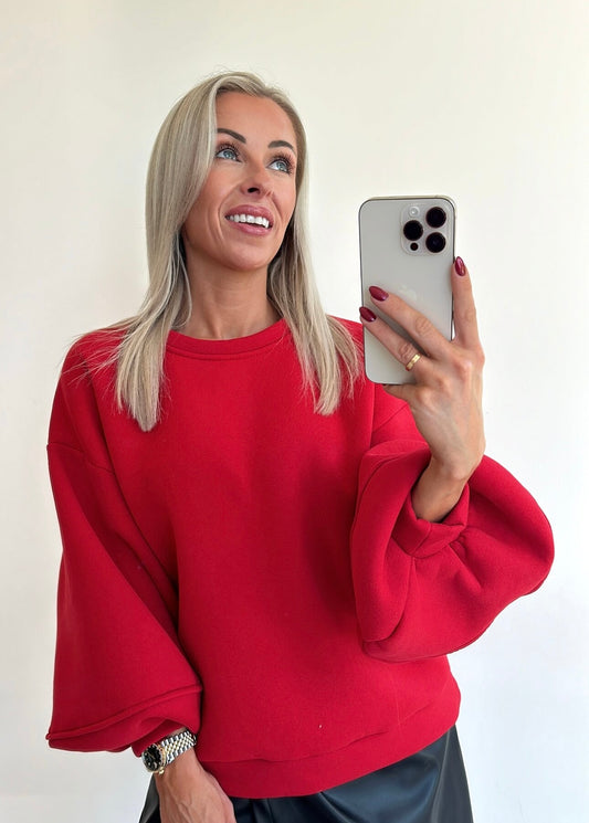 MILLIE Sweater - red