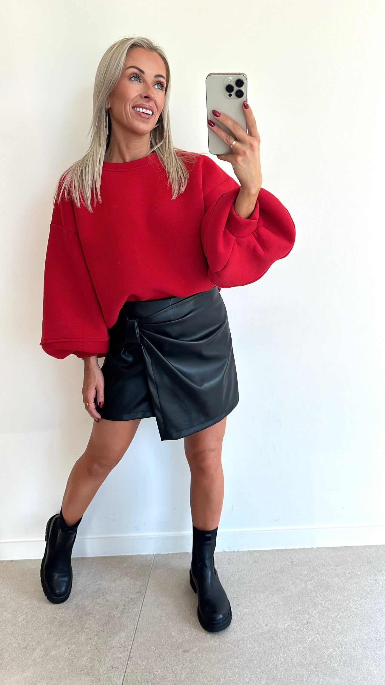 MILLIE Sweater - red