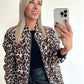 BROOKE Bomber - leopard brown