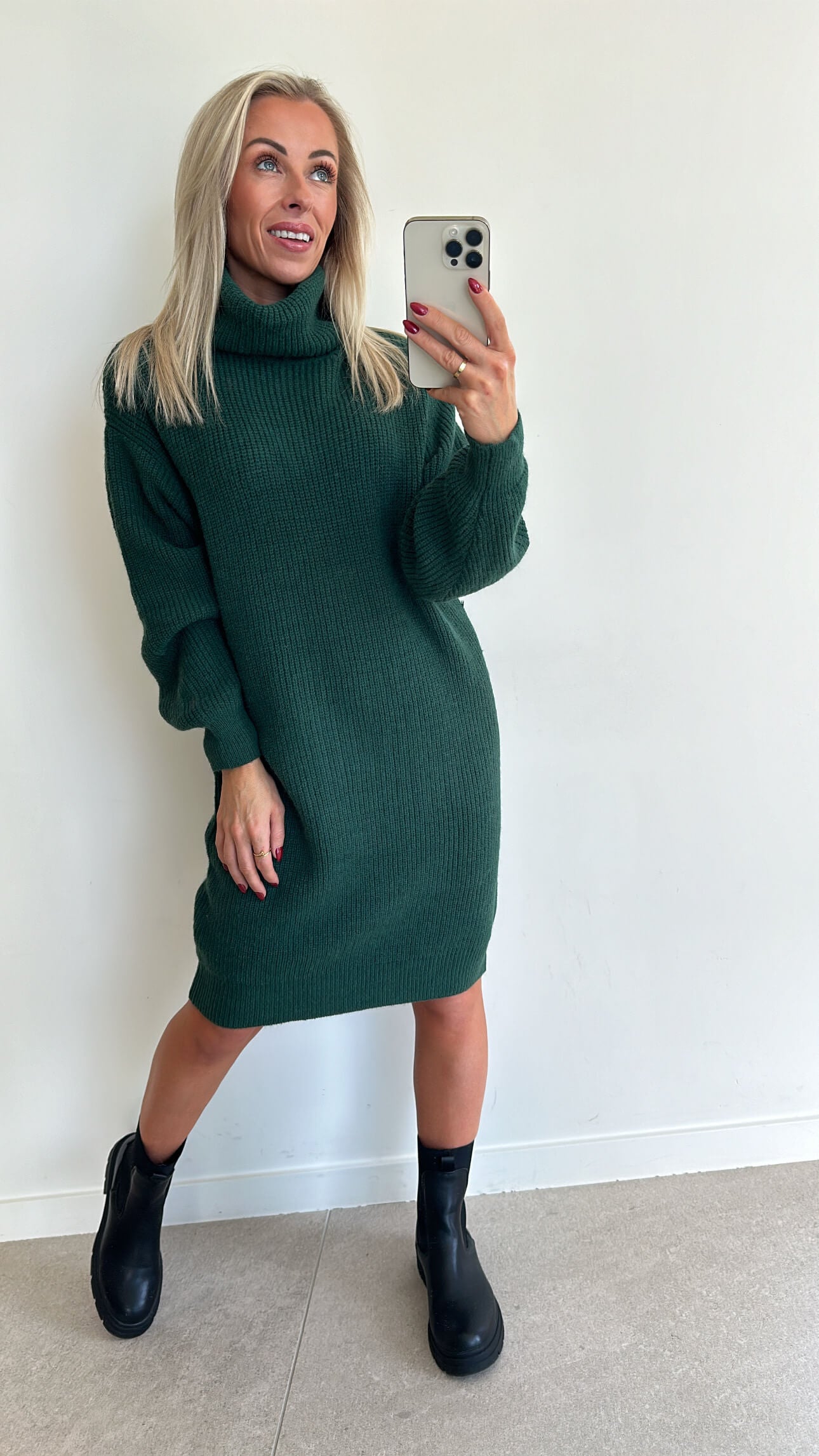 DEMIE Dress - forest green