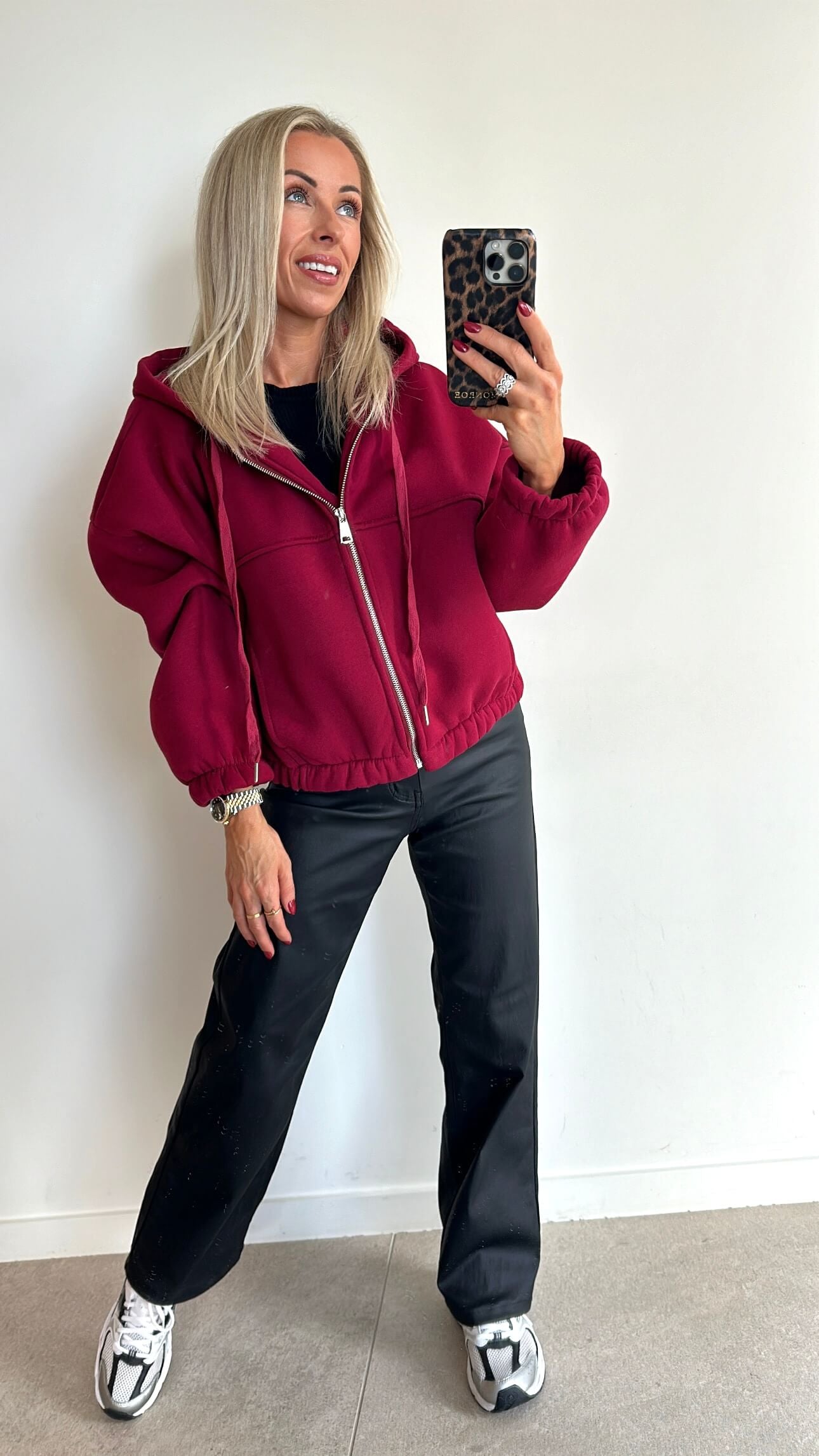 SPORTY SPICE Gilet - bordeaux