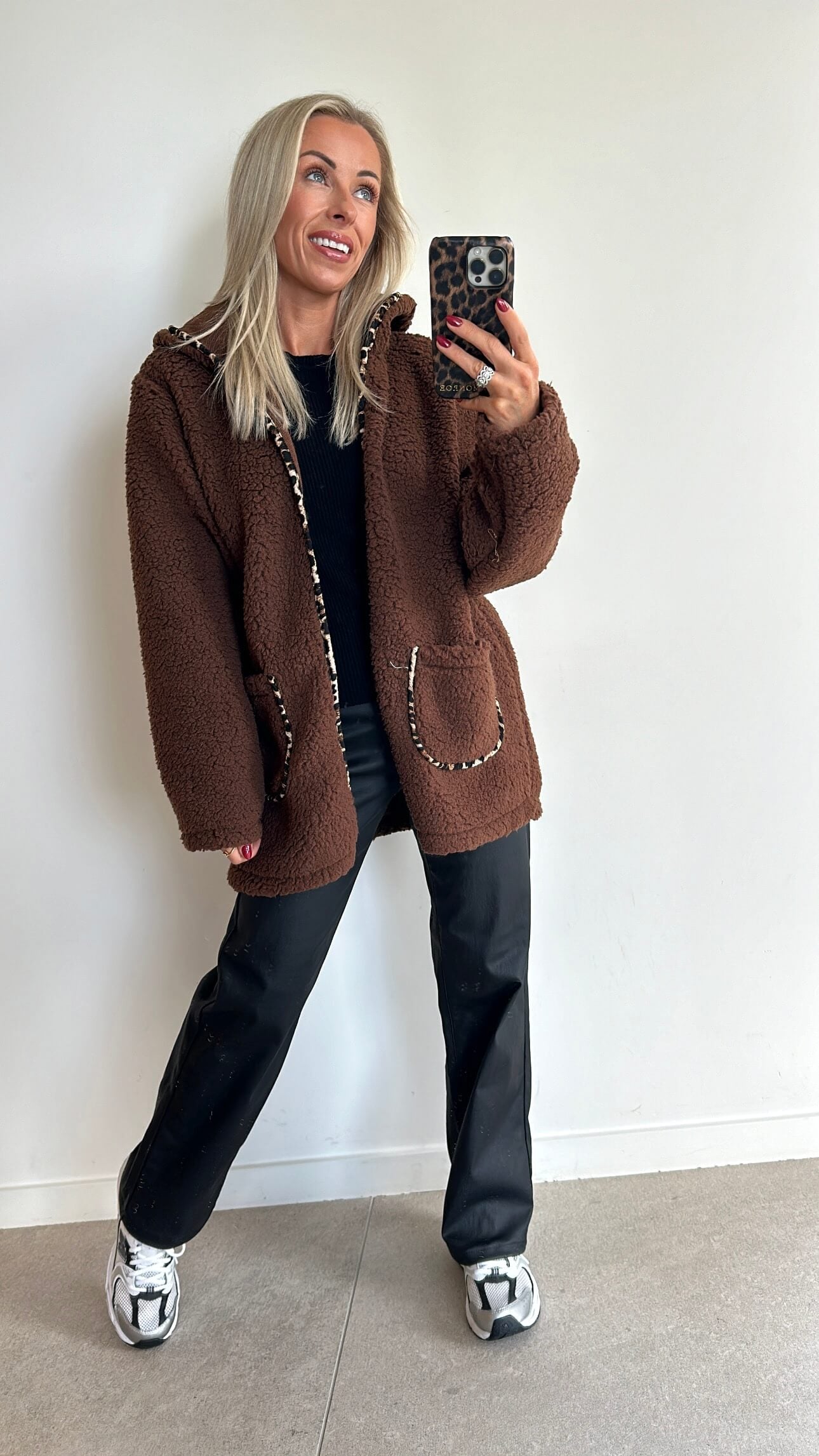 TEDDIE Gilet - brown