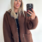 TEDDIE Gilet - brown