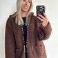 TEDDIE Gilet - brown