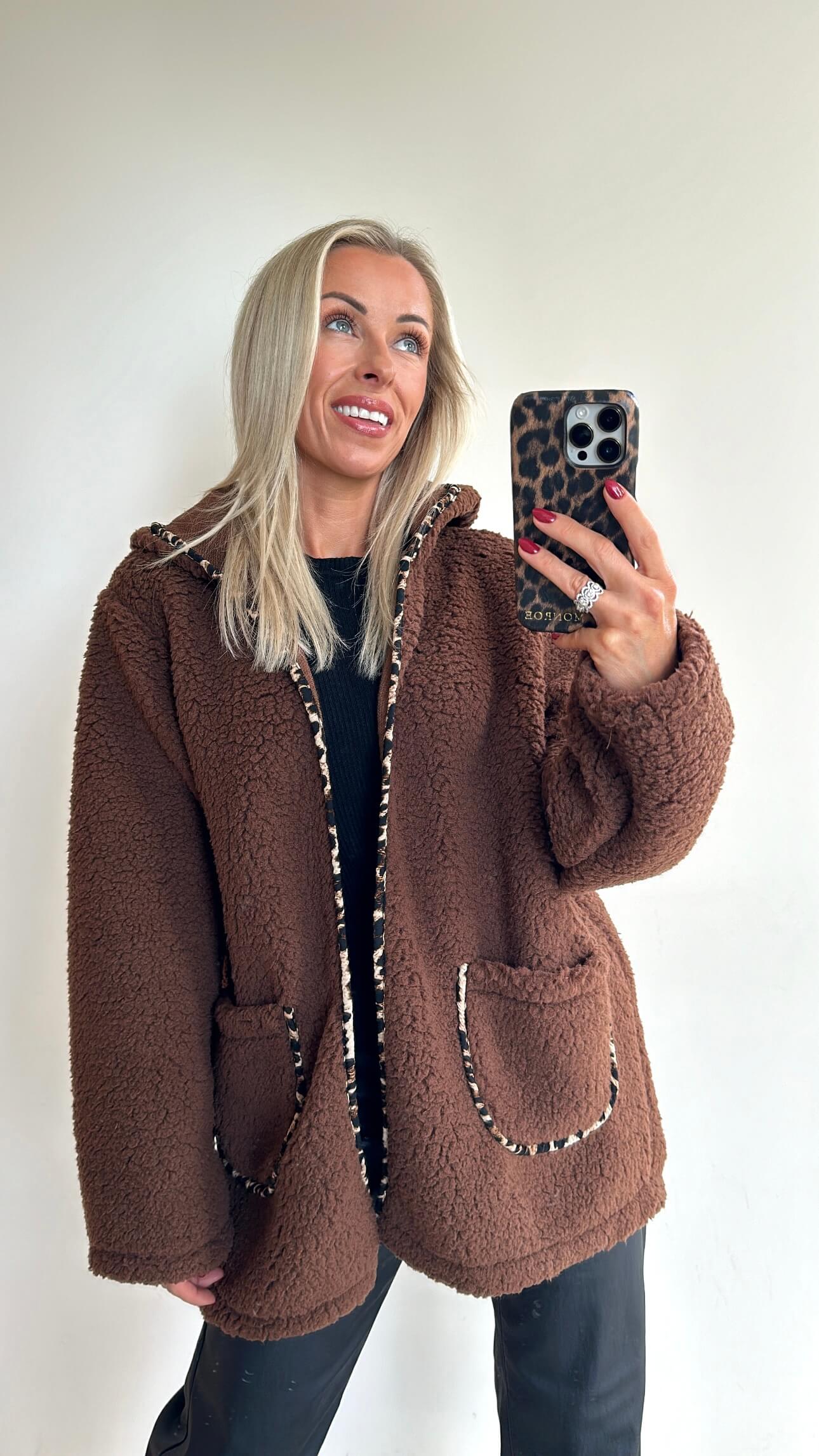 TEDDIE Gilet - brown