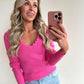 TILLIE Top - fuchsia