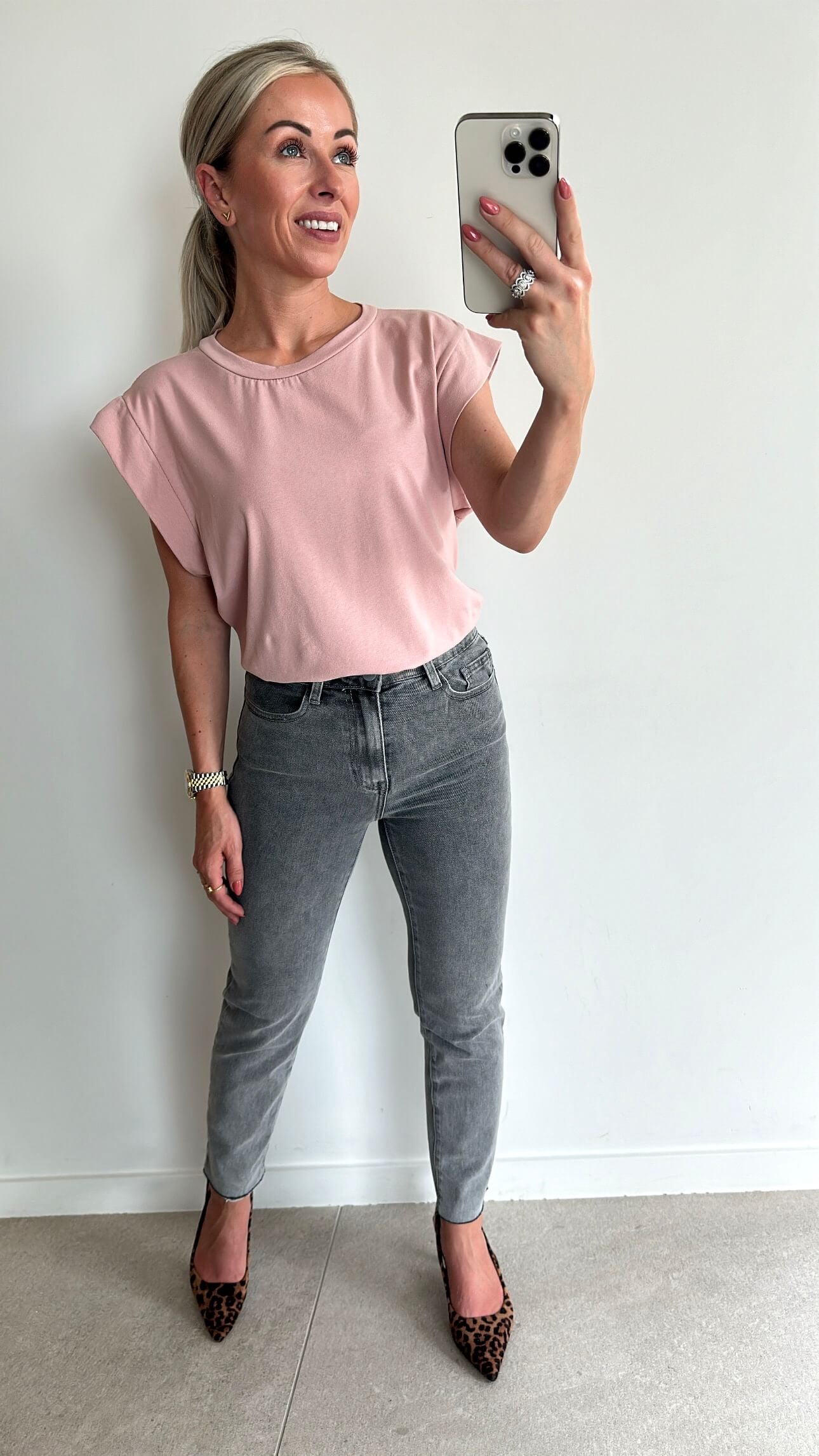 TESSIE T-shirt - powder pink