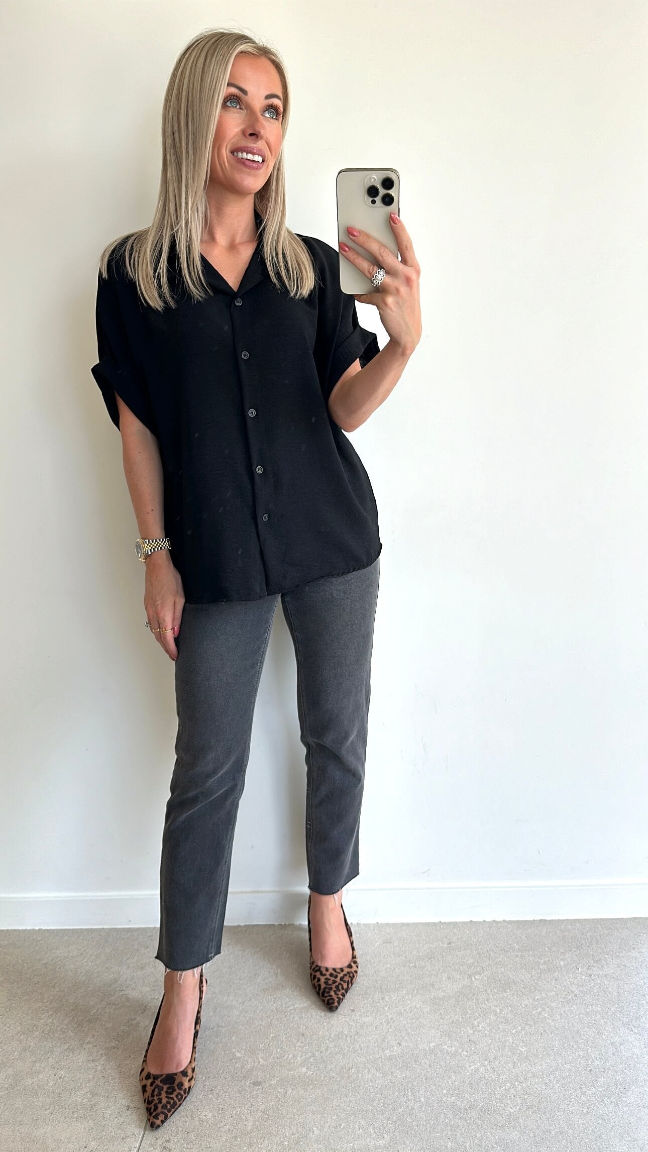 MOLLIE Blouse - black