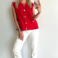 GRACIE Gilet - red