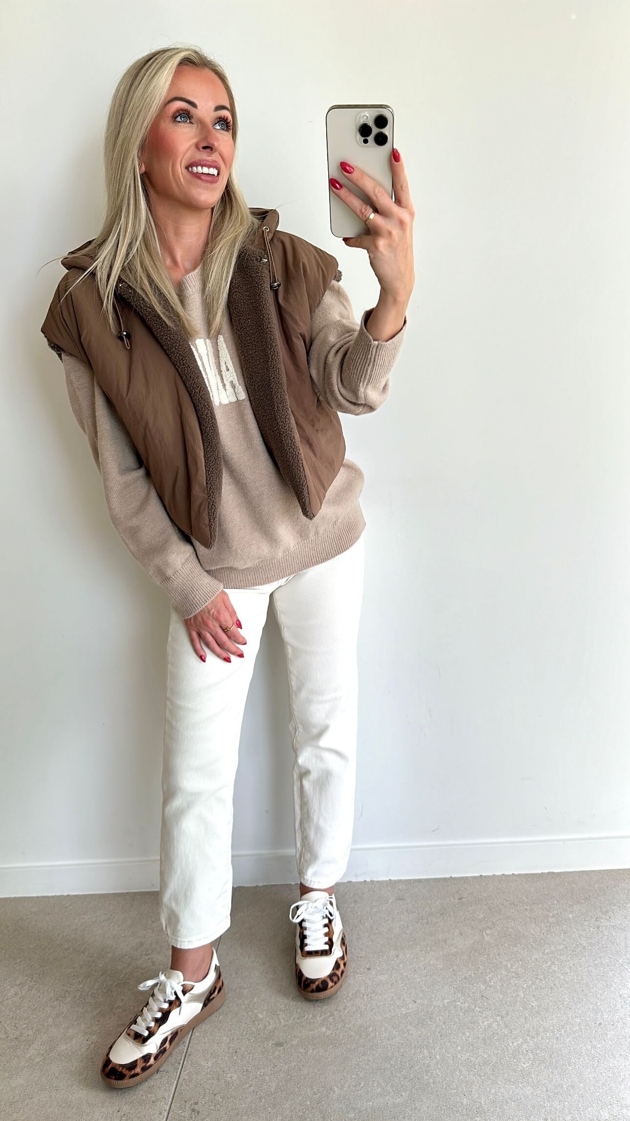 GEMMIE Gilet - taupe