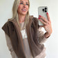 GEMMIE Gilet - taupe