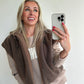 GEMMIE Gilet - taupe