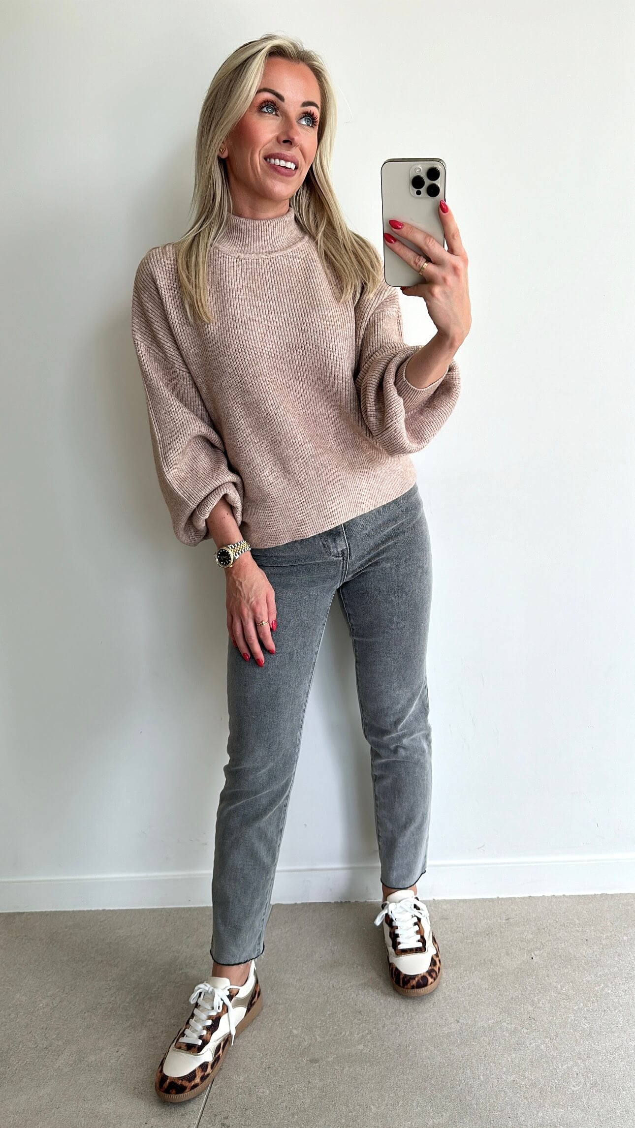 POLLIE Pull - taupe