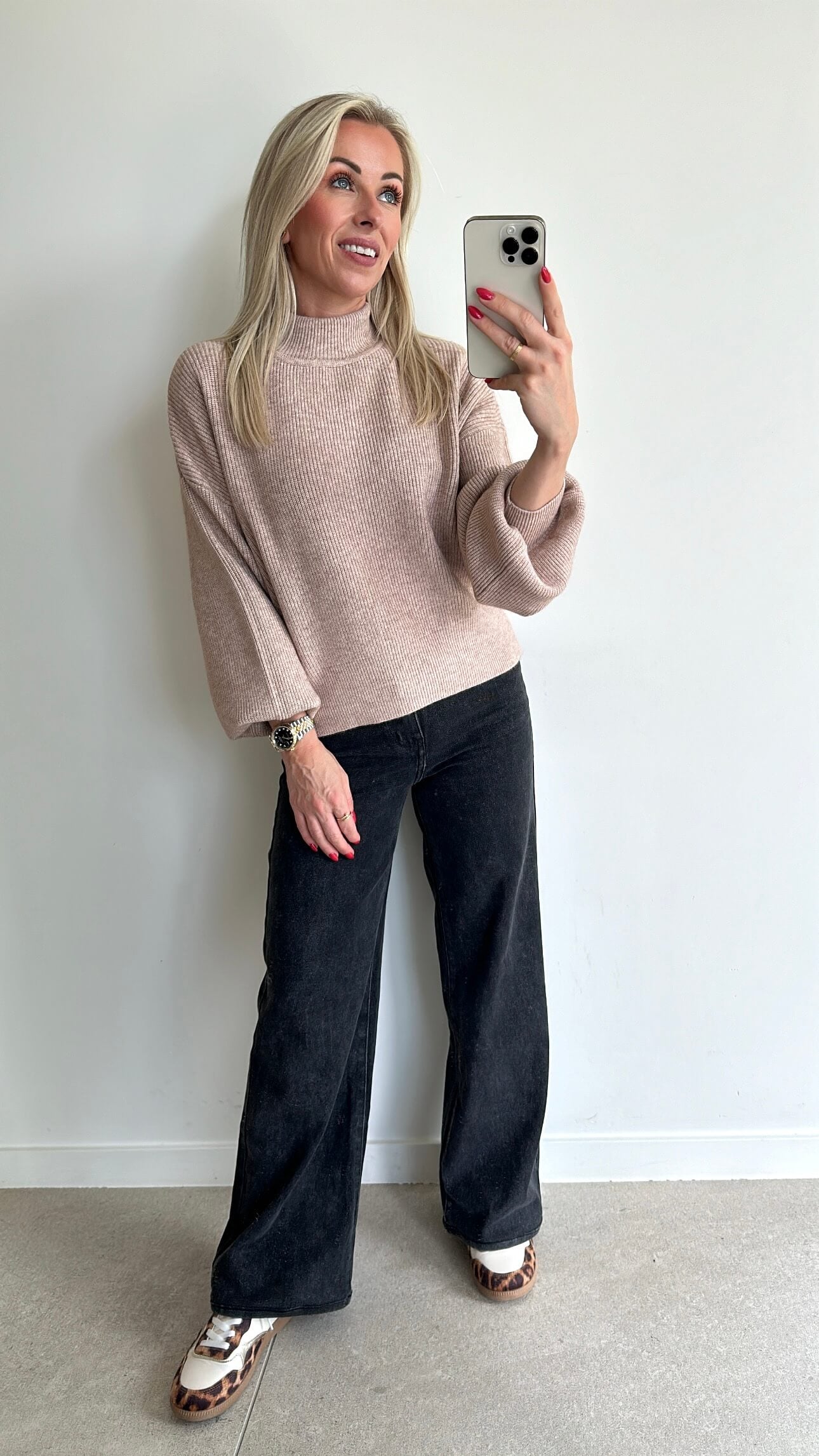 POLLIE Pull - taupe